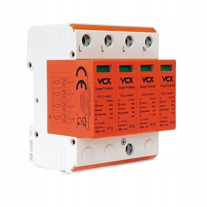 Ochronnik przeciwprzepięciowy B+C T1+T2